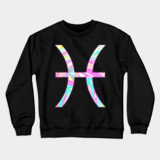 PSYCHDELIC PISCES Crewneck Sweatshirt